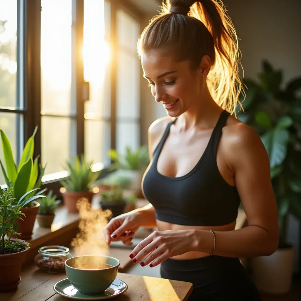 Zöld szívformájú levél, amely a természetes összetevőket szimbolizálja.